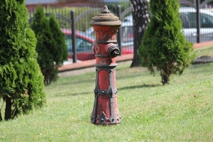 Zabytkowe hydranty z Höchst nad Menem w Bartoszycach