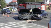 Wypadek na skrzyżowaniu w Olsztynie. Jedna osoba ranna