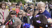 Prezydent Litwy do polskich dzieci mówiła po polsku