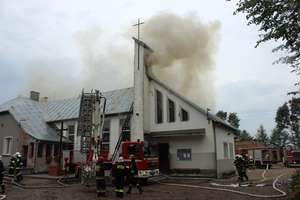 Pożar kościoła w Zagajach