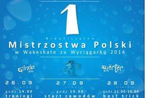 Pierwsze Nieoficjalne Mistrzostwa Polski w Wakeskate za Wyciągarką Giżycko 2014