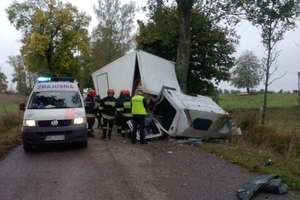 Wypadek w Jelitkach w gminie Wieliczki 