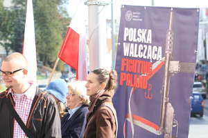 Wystawa "Polska walcząca" przed ratuszem