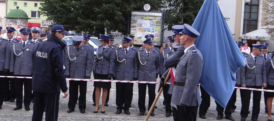 We wtorek odbyła się próba przed uroczystością nadania sztandaru nowomiejskiej policji. Ćwiczenia odbyły się z udziałem przedstawicieli komendanta głównego.