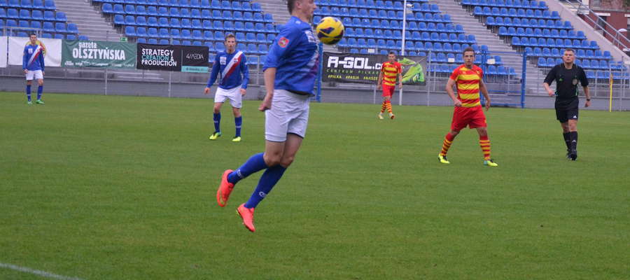 Piłkarze ostródzkiego Sokoła przegrali pierwszy mecz na własnym stadionie