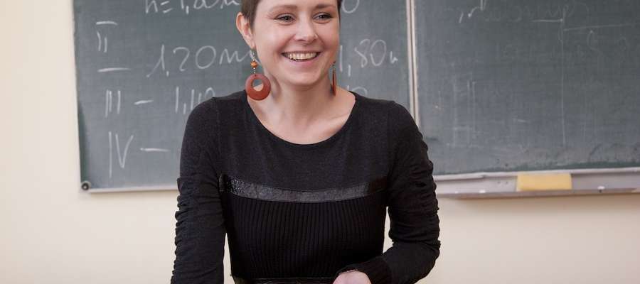 Kamila Kordek uczy w Zespole Szkół Technicznych w Elblągu