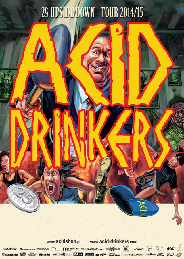 Acid Drinkers z płytą 25 Cents For a Riff w Olsztynie - full image