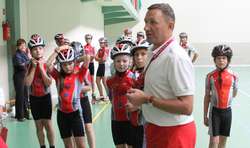 
Ryszard Białkowski na co dzień jest trenerem wrotkarzy w Uczniowskim Klubie Sportowym Viking Elbląg