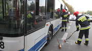 Ciężarówka uderzyła w autobus MPK w Olsztynie. 3 osoby ranne 
