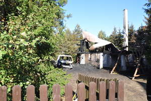 W Kierwiku zginął 30-letni mężczyzna. Spalił się domek i fiat