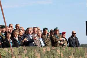 Prezydent RP na ćwiczeniach "Anakonda 14" w Orzyszu