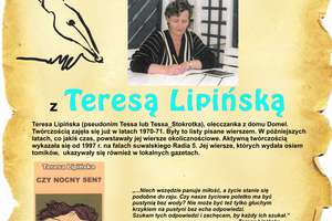 Poeci są wśród nas - spotkanie z Teresą Lipińską