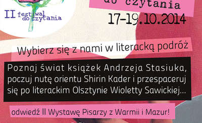 II Festiwal do czytania w Olsztynie! Tego nie można przegapić! 