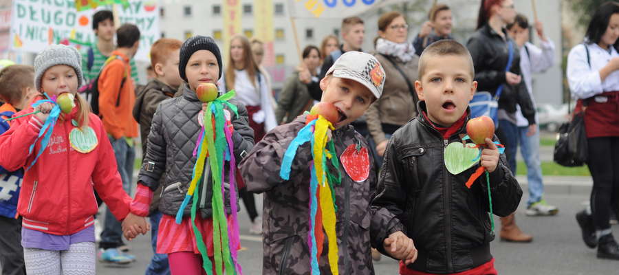W marszu wzięły udział dzieci z elbląskich szkół