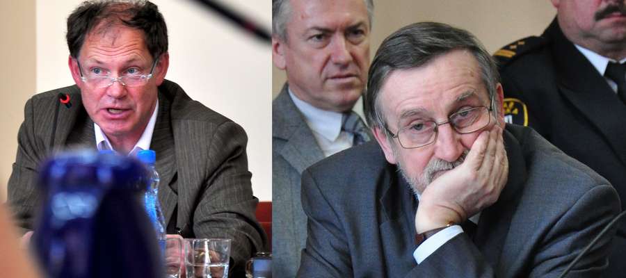 Wiceburmistrzowie: Ryszard Ławrynowicz (z lewej) i Andrzej Lewandowski zostali odwołani ze stanowisk. Zarządzenie wchodzi w życie w przyszłym tygodniu