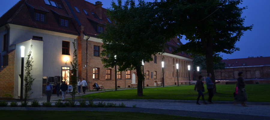 Jeden z obiektów dzisiejszego muzeum, niedawno wyremontowany budynek Podzamcza.