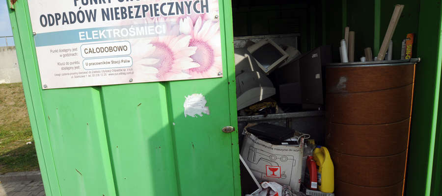 W Elblągu jest dziesięć punktów gromadzenia odpadów niebezpiecznych 
