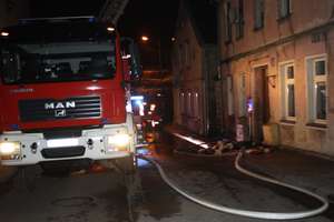 Olecko: Pożar poddasza w budynku wielorodzinnym