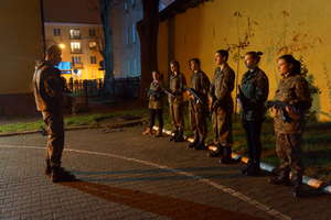 Nocny patrol uczniów z Ełku