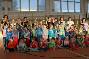 Przedszkolaki z wizytą w Gimnazjum w Kowalach Oleckich