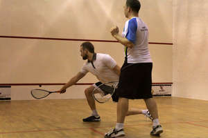 Miłośnicy squasha w ligowych rozgrywkach