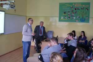Spotkania w Zespole Szkół w Lidzbarku z pracodawcami z branży ochrony środowiska i budownictwa 