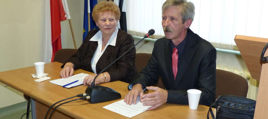 Leonard Boiwko (pierwszy z prawej) nowy przewodniczący Rady Miasta Bartoszyce