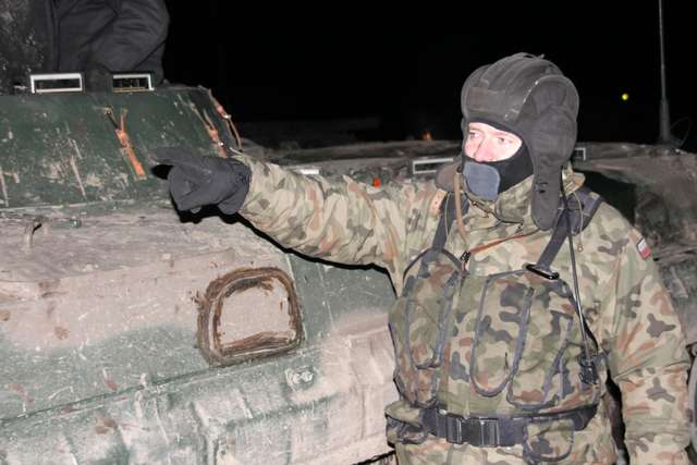 Żołnierze 15 GBZ na poligonie w Orzyszu