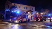 Pożar na Gajerku — jedna osoba trafiła do szpitala