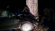 Audi uderzyło w drzewo. 20-letni kierowca zginął na miejscu