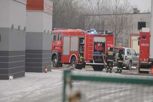 Pożar w zakładzie handlowo-produkcyjnym w Gronowie Górnym