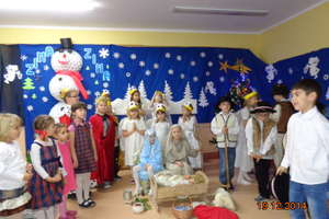 Jasełka Bożonarodzeniowe w Szkole Podstawowej w Snopkach