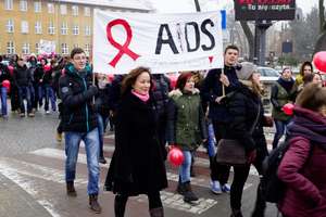 Maszerowali przeciw HIV, AIDS i narkomanii