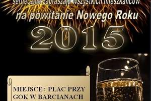 Powitanie Nowego Roku 2015 w Barcianach