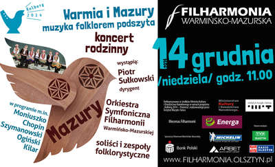Warmia i Mazury folklorem podszyte - rodzinny koncert w filharmonii
