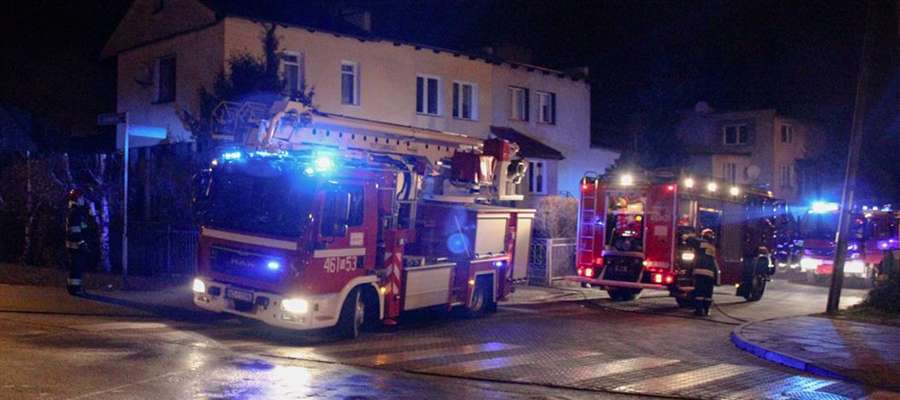 Do pożaru doszło w domu przy ul. Kętrzyńskiej
