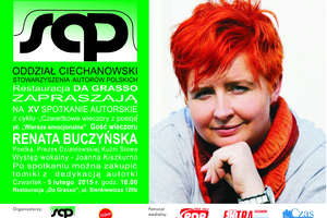 Renata Buczyńska zaprasza na spotkanie autorskie do Ciechanowa