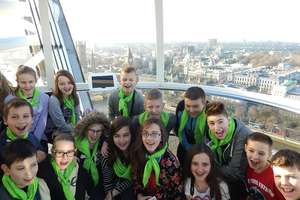  Uczniowie z iławskiej czwórki na wycieczce w Londynie
