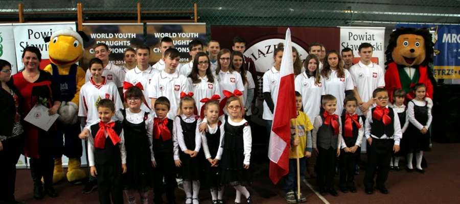 Reprezentacja Polski startująca w młodzieżowych mistrzostwami świata w Dąbkach