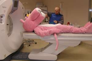 Różowa Pantera w iławskim szpitalu