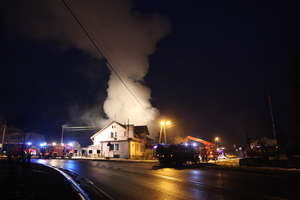 Spłonął budynek w Kraszewie. Więcej informacji!
