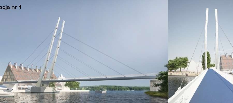 Projekt nowego mostu w Mikołajkach