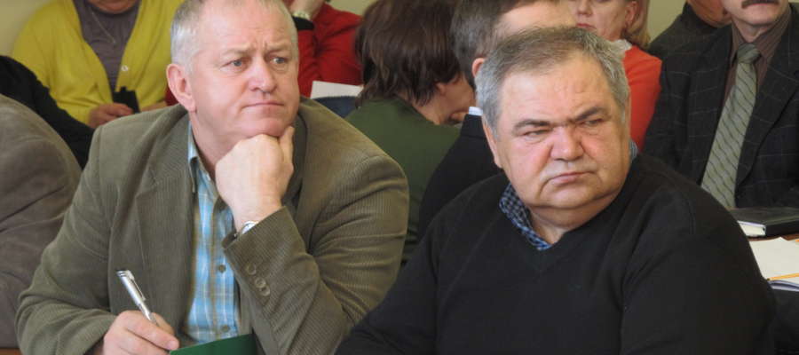 Marian Szkamelski z Mózgowa (z lewej) i Roman Piękos z Ząbrowa ponownie zostali wybrani na sołtysów w swoich sołectwach