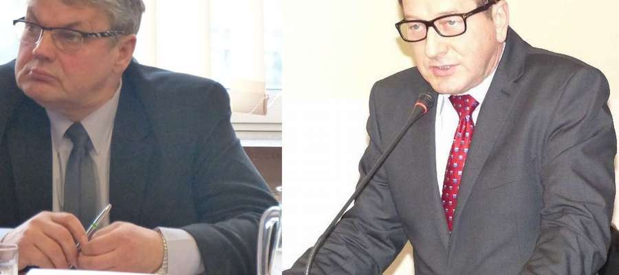 Dyskusję na temat budżetu na 2015 w powiecie iławskim toczą radni PSL (na zdjęciu z lewej Ryszard Jurkiewicz) i starosta Marek Polański