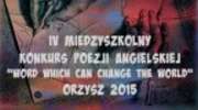 IV Międzyszkolny Konkurs Poezji Angielskiej uważamy za otwarty!