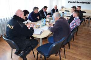 Spotkanie w sprawie terenu KP PSP w Braniewie