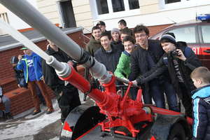 Działo wodne, zamek i starówka. Dzieci z Ukrainy zwiedziły Olsztyn