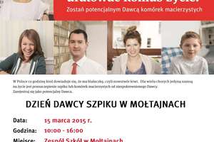 Dzień Dawcy Szpiku w Mołtajnach