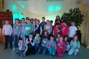 Uczniowie SP w Rogożu z wizytą w Szkole Podstawowej w Łynie