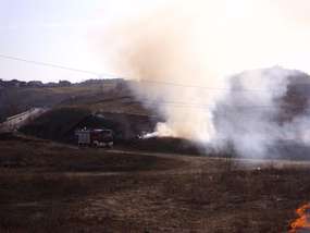 Strażacy walczą z wiosenną plagą pożarów traw